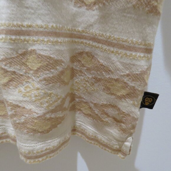 HOWLER BROS. Ranchero Polo Shirt Taki Jacquard Brown Rice Western Pearl Snap - Picture 4 of 16